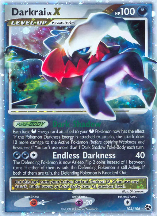 Darkrai LV.X (104/106) [Diamond & Pearl: Great Encounters] - Pokemon Single