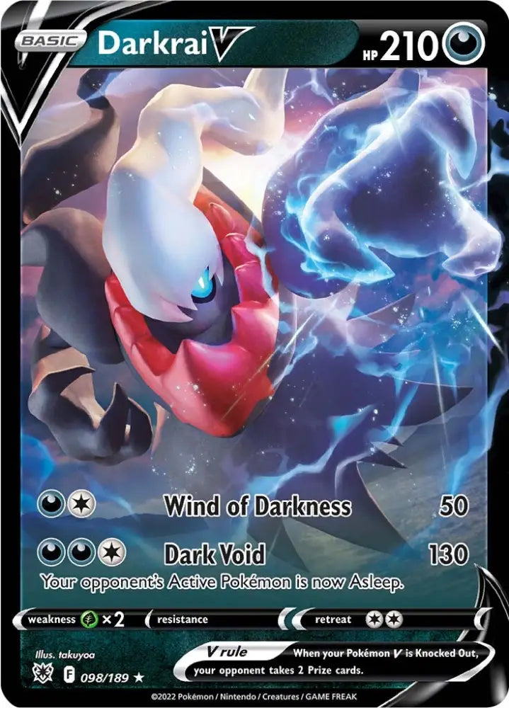 Darkrai V (098/189) [Sword & Shield: Astral Radiance] - Pokemon Single