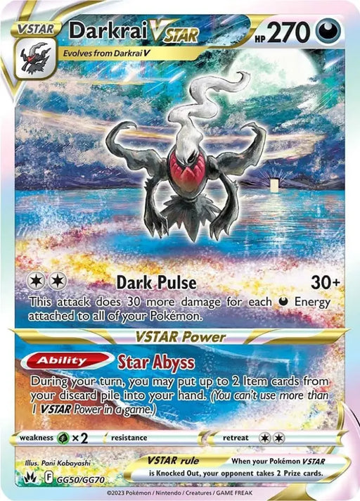 Darkrai VSTAR (GG50/GG70) [Sword & Shield: Crown Zenith] - Pokemon Single