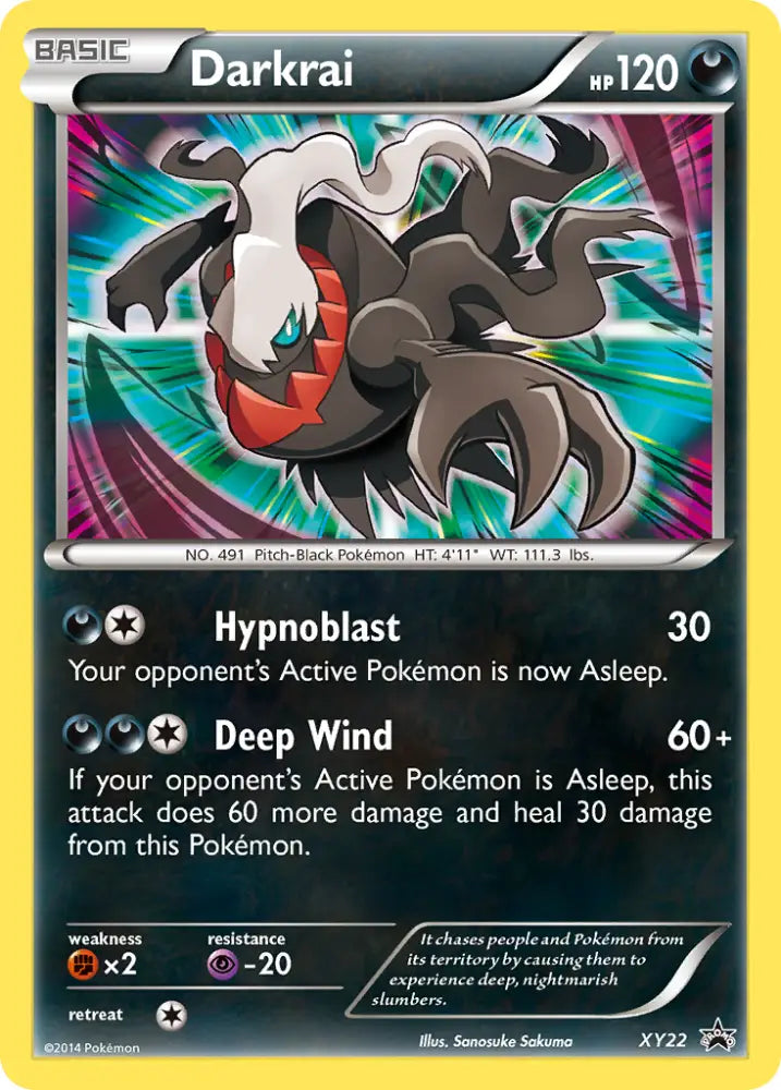 Darkrai (XY22) [XY: Black Star Promos] - Pokemon Single