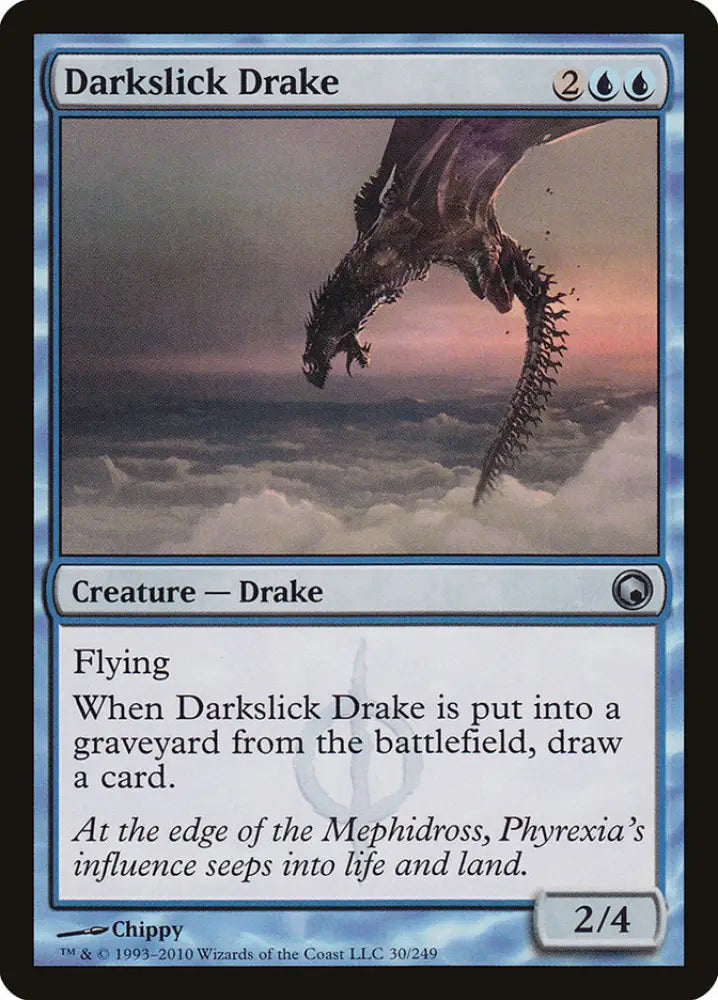 Darkslick Drake [Scars of Mirrodin] - MTG Single