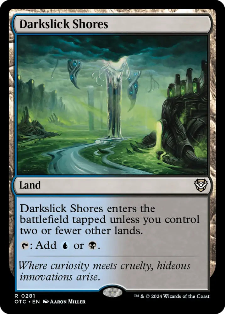 Darkslick Shores [Outlaws of Thunder Junction Commander] - MTG Single
