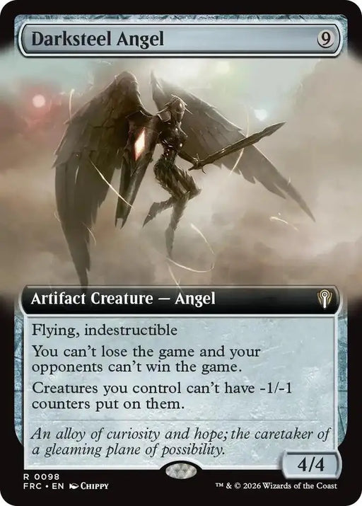 Darksteel Angel (Extended Art) (98) [Reality Fracture Commander]