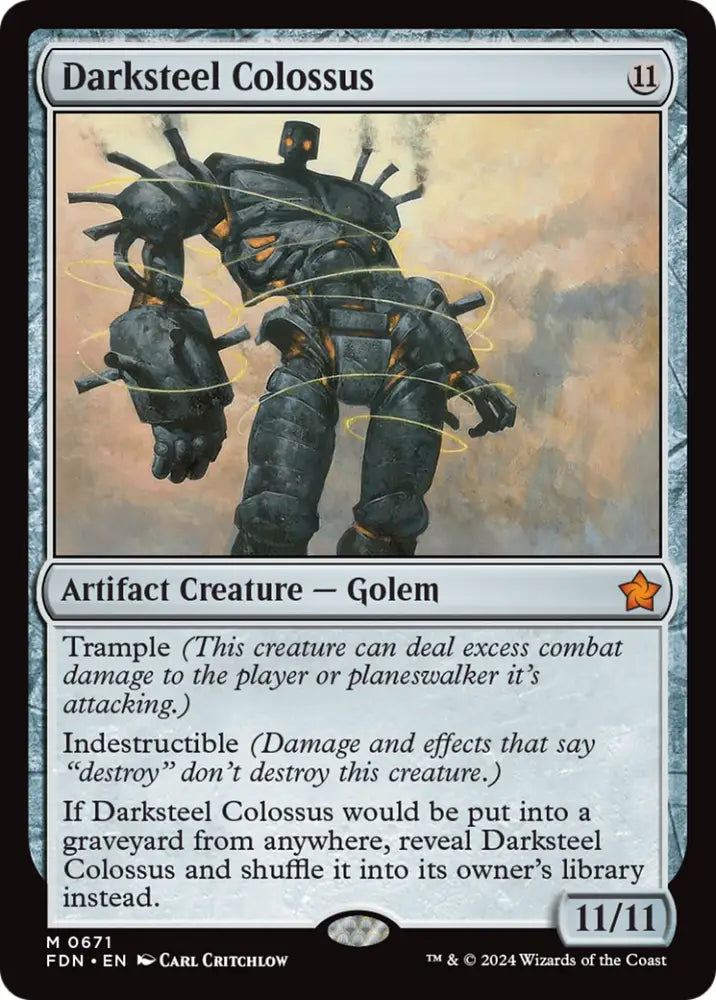 Darksteel Colossus [Foundations] - MTG Single