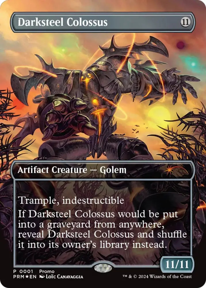 Darksteel Colossus [Wizards Play Network 2024] - MTG Single