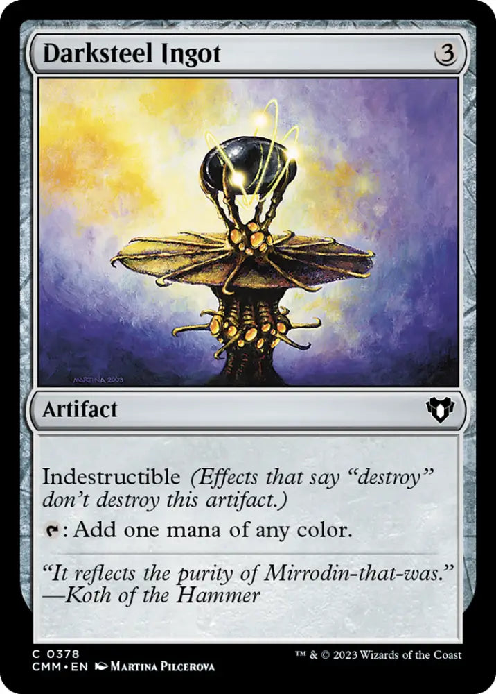 Darksteel Ingot [Commander Masters] - MTG Single