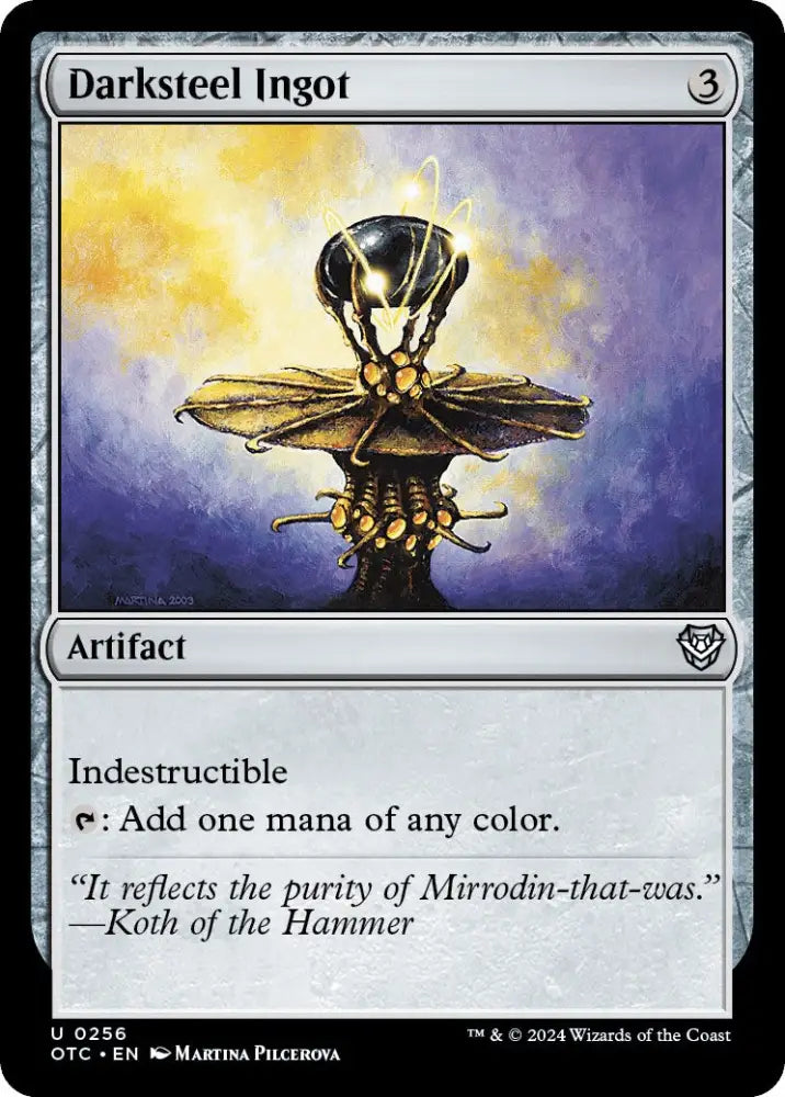 Darksteel Ingot [Outlaws of Thunder Junction Commander] - MTG Single