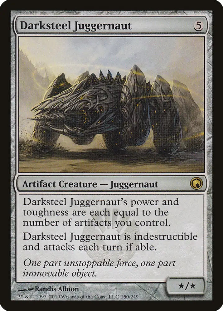 Darksteel Juggernaut [Scars of Mirrodin] - MTG Single