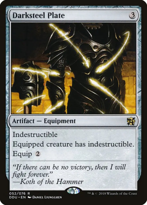 Darksteel Plate [Duel Decks: Elves vs. Inventors] - MTG Single