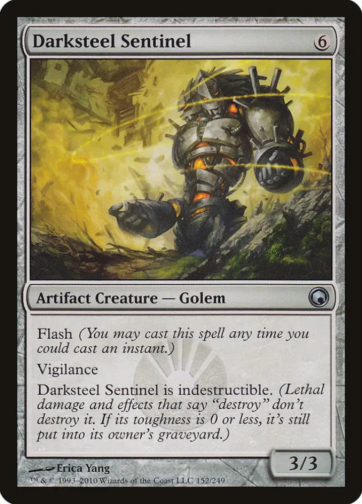 Darksteel Sentinel [Scars of Mirrodin] - MTG Single
