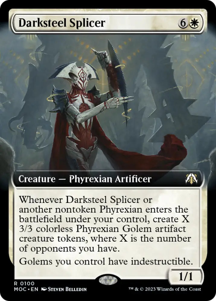 Darksteel Splicer (Extended Art) [March of the Machine Commander] - MTG Single