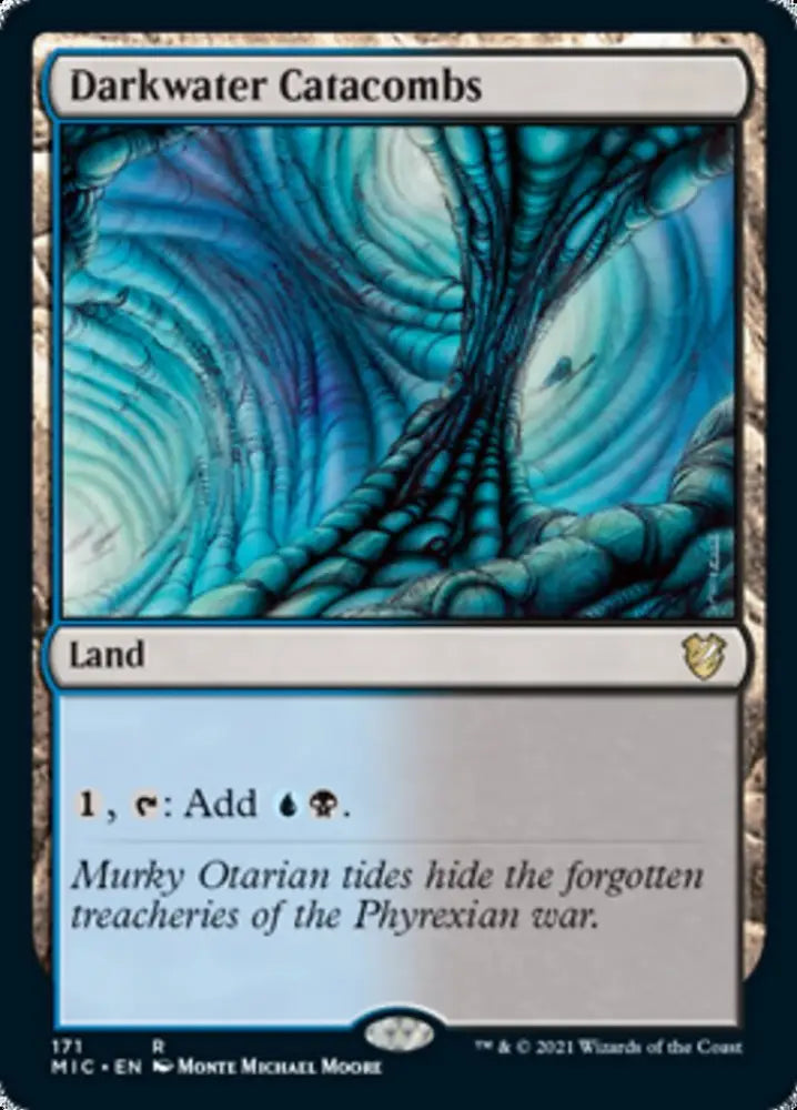 Darkwater Catacombs [Innistrad: Midnight Hunt Commander] - MTG Single