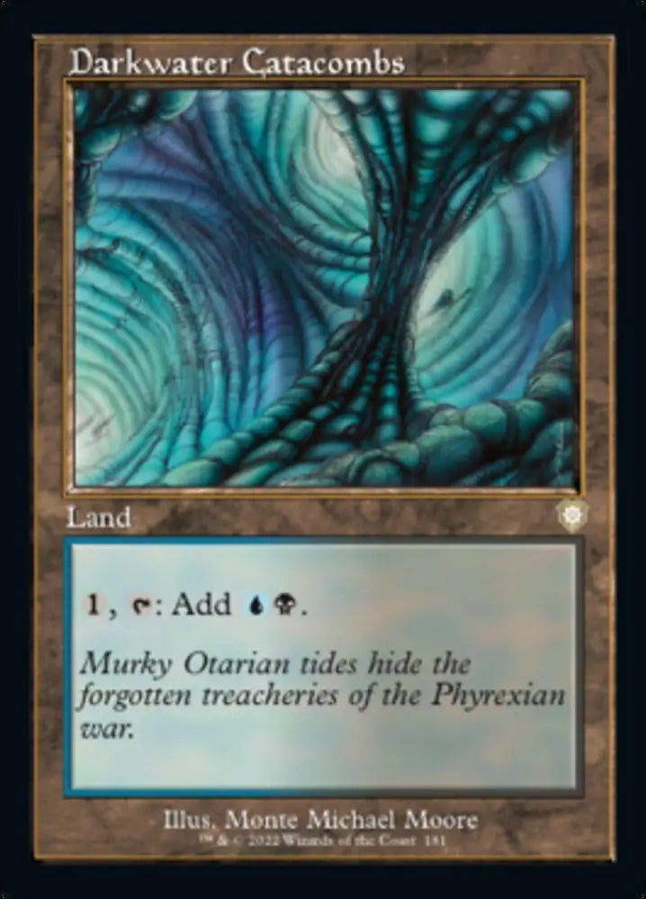 Darkwater Catacombs (Retro) [The Brothers’ War Commander] - MTG Single
