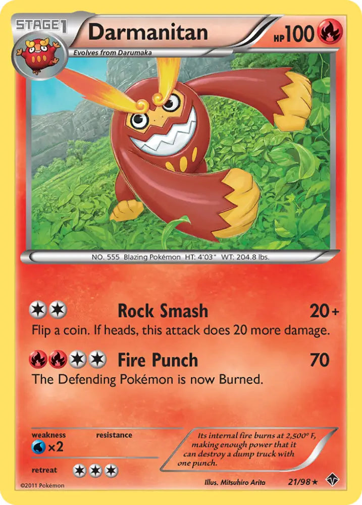 Darmanitan (21/98) [Black & White: Emerging Powers] - Pokemon Single