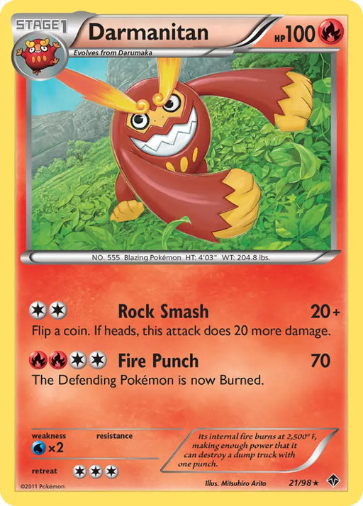 Darmanitan (21/98) [Black & White: Emerging Powers] - Pokemon Single