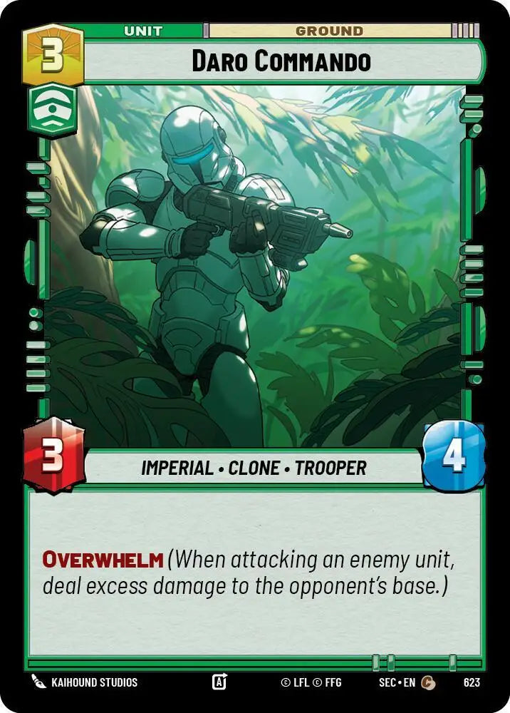 Daro Commando (Foil) (623) [Secrets of Power]
