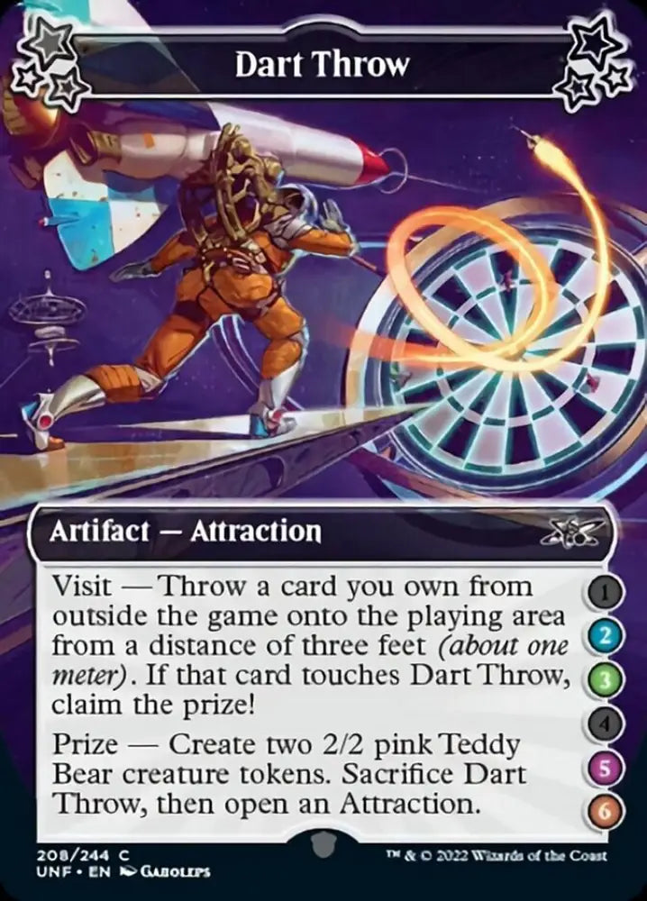 Dart Throw (2-3-5-6) [Unfinity] - MTG Single