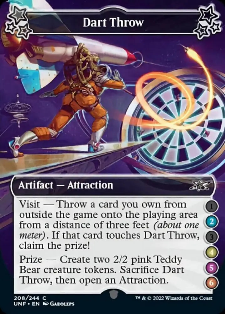 Dart Throw (2-4-5-6) [Unfinity] - MTG Single