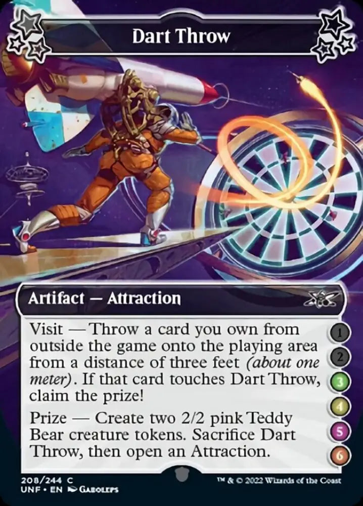 Dart Throw (3-4-5-6) [Unfinity] - MTG Single