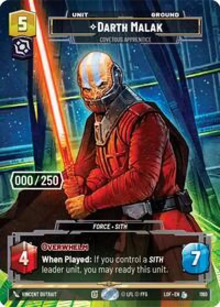 Darth Malak - Covetous Apprentice (Serialized) (1160) [Legends of the Force]