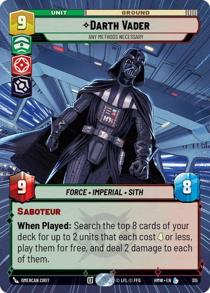 Darth Vader - Any Methods Necessary (Hyperspace) (315) [Homeworlds]