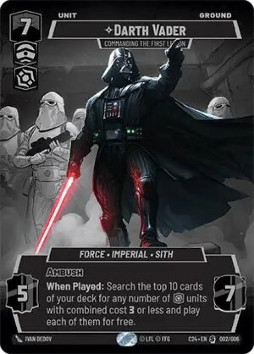Darth Vader - Commanding the First Legion (2024 Convention Exclusive) (002/006) [Miscellaneous] - Star Wars: Unlimited