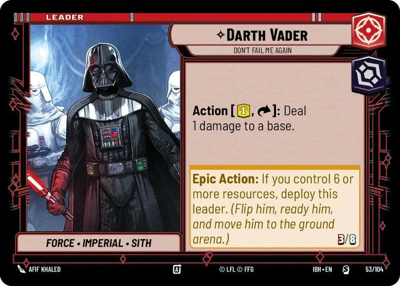 Darth Vader - Don't Fail Me Again (53/104) [Intro Battle: Hoth]