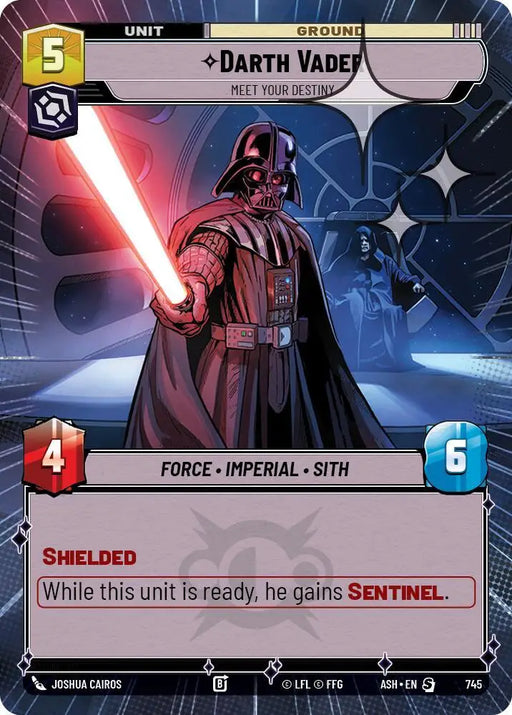 Darth Vader - Meet Your Destiny (Hyperspace Foil) (745) [Ashes of the Empire]