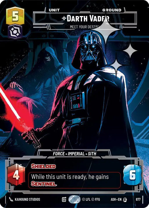 Darth Vader - Meet Your Destiny (Prestige Foil) (877) [Ashes of the Empire]