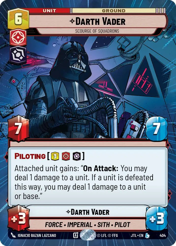 Darth Vader - Scourge of Squadrons (Hyperspace) (404) [Jump to Lightspeed] - Star Wars: Unlimited Single