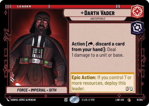 Darth Vader - Unstoppable (11/264) [A Lawless Time]