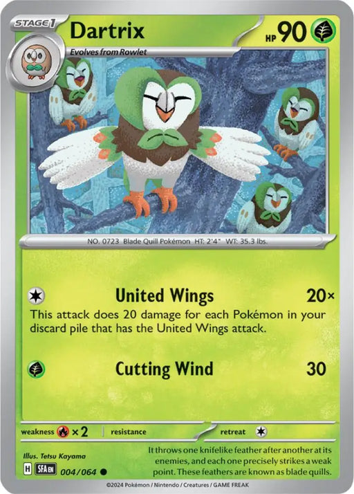 Dartrix (004/064) [Scarlet & Violet: Shrouded Fable] - Pokemon Single