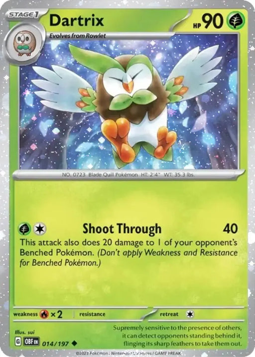 Dartrix (014/197) (Cosmos Holo) [Miscellaneous Cards] - Pokemon Single