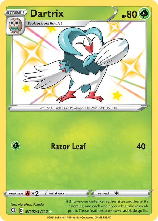 Dartrix (SV002/SV122) [Sword & Shield: Shining Fates] - Pokemon Single