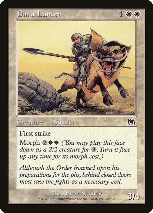 Daru Lancer [Onslaught] - MTG Single