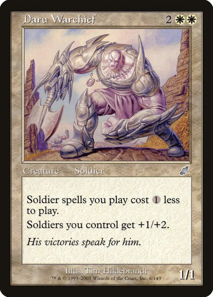 Daru Warchief [Scourge] - MTG Single