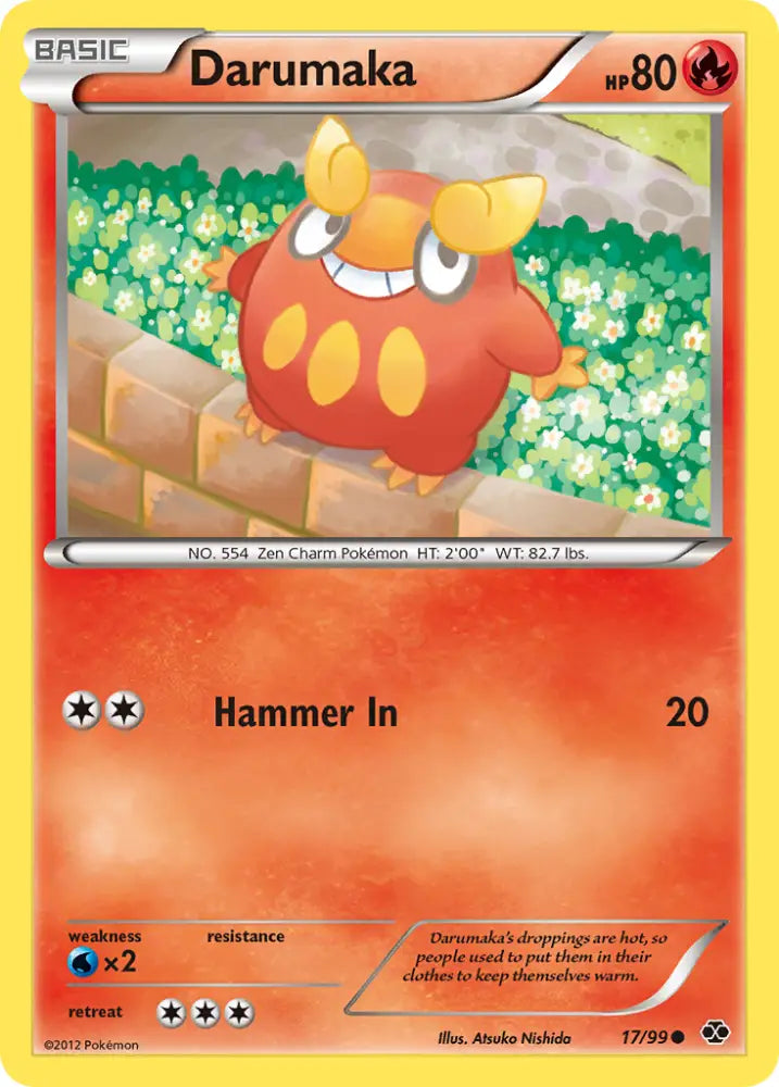 Darumaka (17/99) [Black & White: Next Destinies] - Pokemon Single
