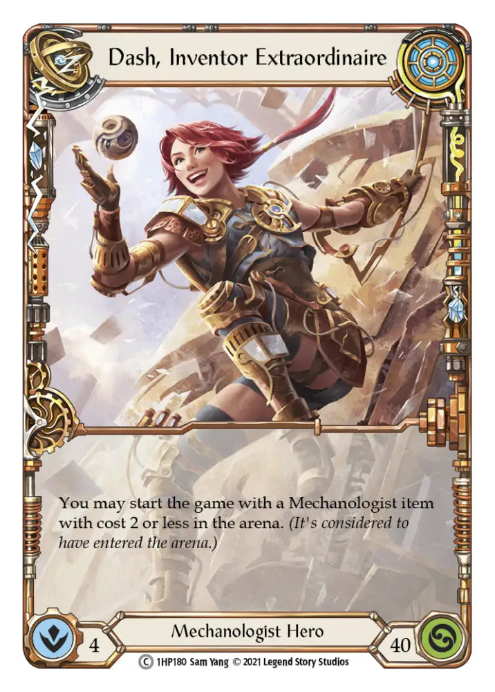 Dash Inventor Extraordinaire [1HP180] (History Pack 1) - Flesh And Blood Single