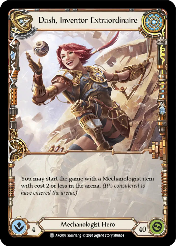 Dash // Dash Inventor Extraordinaire [Arcane Rising Unlimited] Unlimited Normal - Flesh And Blood Single