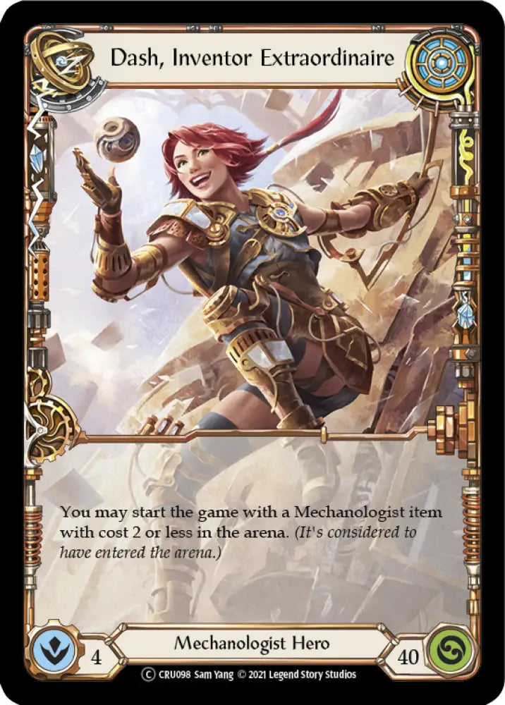 Dash Inventor Extraordinaire [Crucible of War Unlimited] Unlimited Normal - Flesh And Blood Single