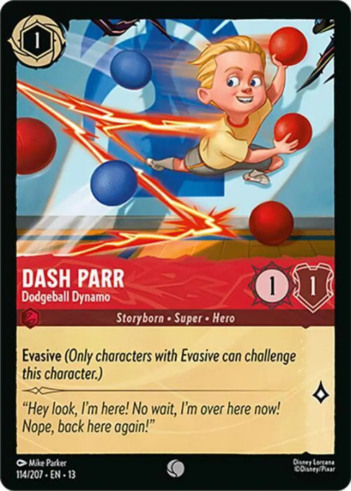 Dash Parr - Dodgeball Dynamo (114/204) [Attack of the Vine!]