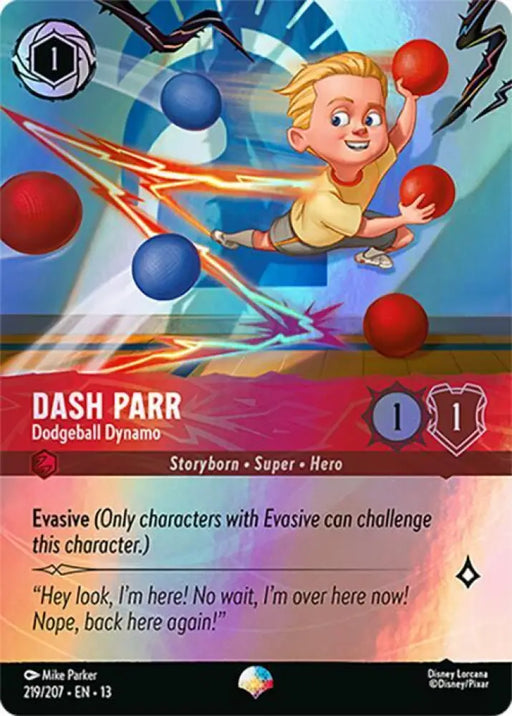 Dash Parr - Dodgeball Dynamo (Epic) (219/204) [Attack of the Vine!]