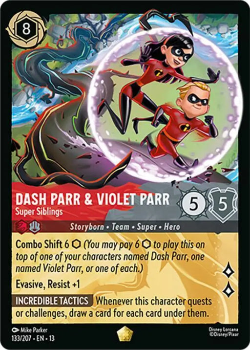 Dash Parr & Violet Parr - Super Siblings (133/204) [Attack of the Vine!]