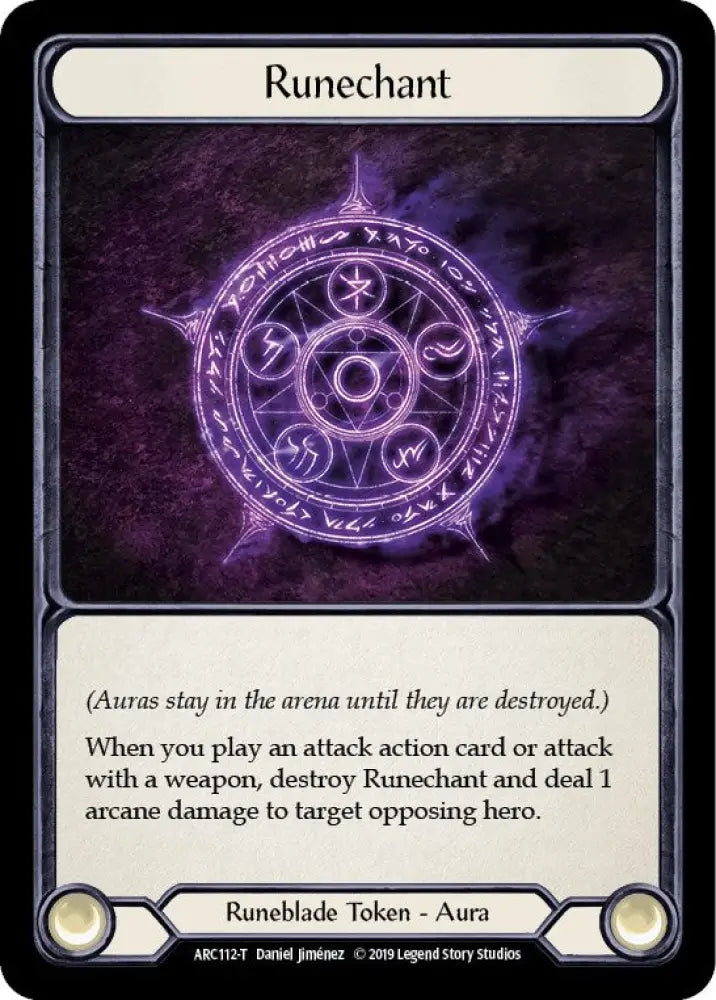 Dash // Runechant [Arcane Rising 1st Edition] - Flesh And Blood Single