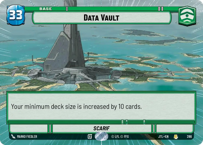 Data Vault (Hyperspace) (286) [Jump to Lightspeed] - Star Wars: Unlimited Single