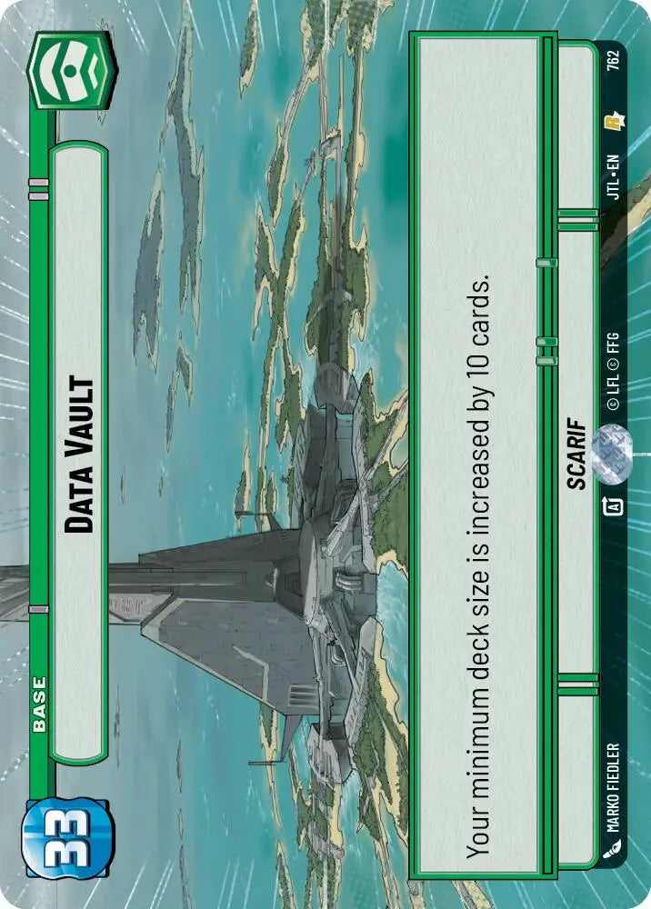 Data Vault (Hyperspace Foil) (762) [Jump to Lightspeed] - Star Wars: Unlimited Single
