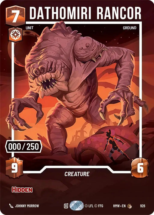 Dathomiri Rancor (Serialized) (926) [Homeworlds]