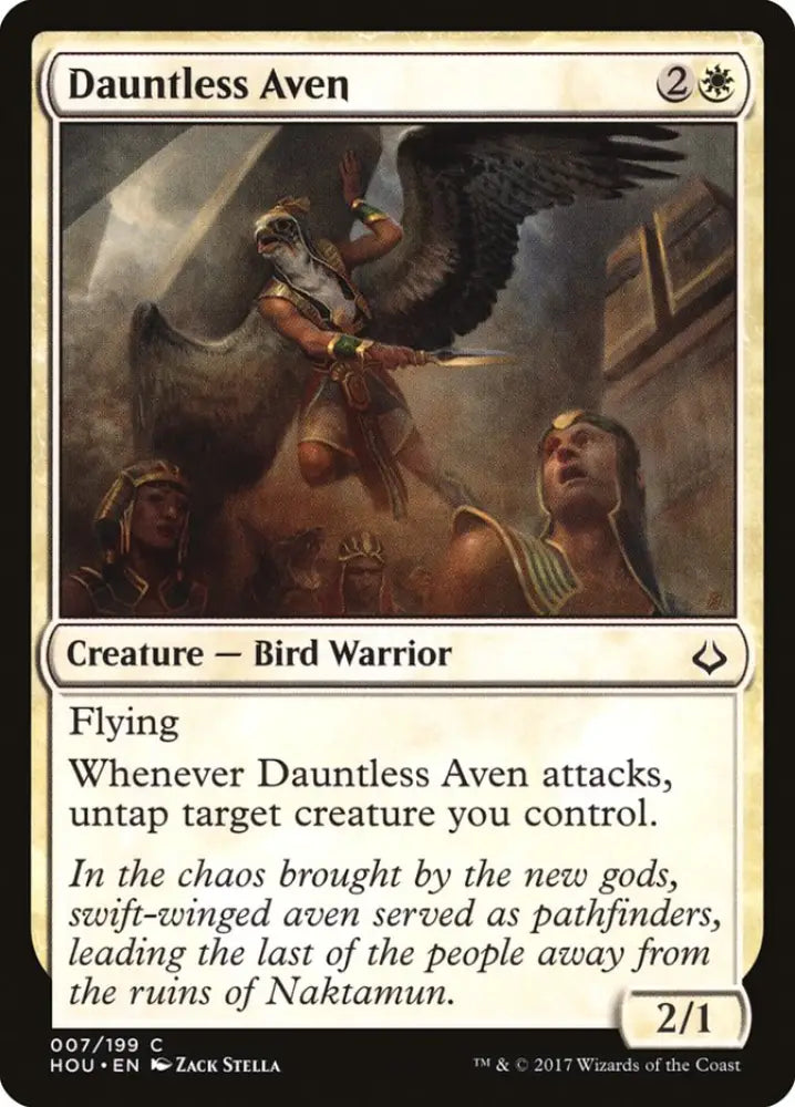 Dauntless Aven [Hour of Devastation] - MTG Single