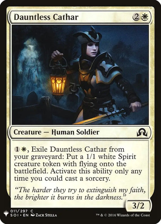 Dauntless Cathar [Mystery Booster] - MTG Single