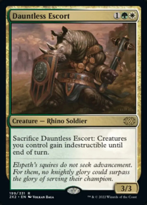 Dauntless Escort [Double Masters 2022] - MTG Single